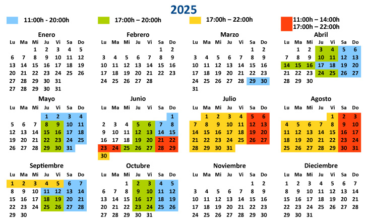 horario 2025b
